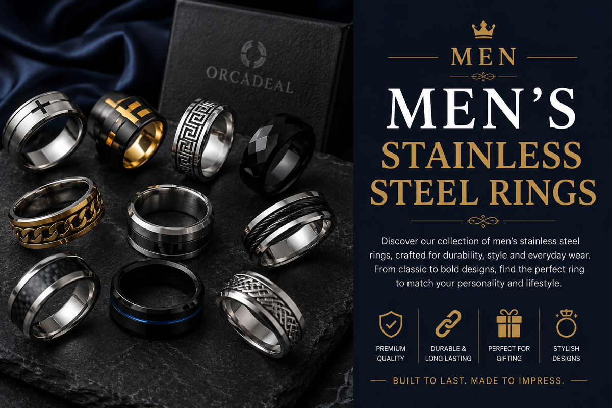 MEN — Men's Stainless Steel Rings