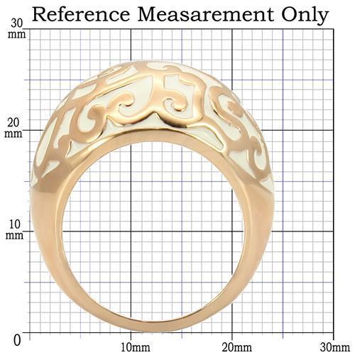 0W210 - Rose Gold Brass Ring with No Stone-1