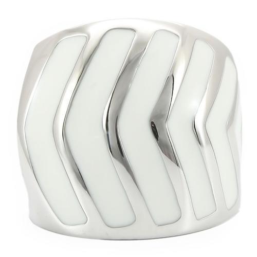 0W310 - Rhodium Brass Ring with No Stone-2
