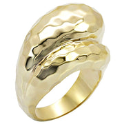 1W036 - Gold Brass Ring with No Stone-0