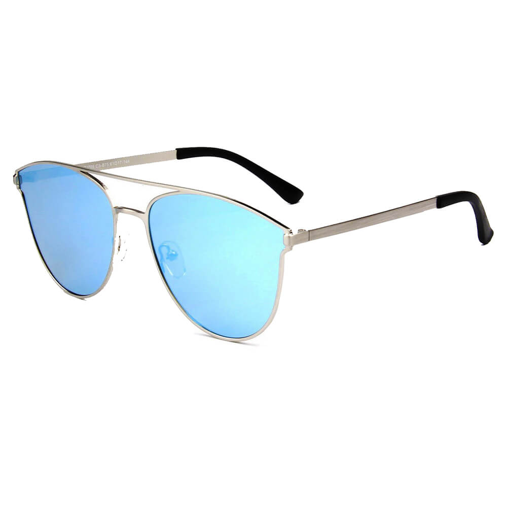 Almonte - Women Flat Lens Polarized Round Fashion Sunglasses-1