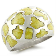 34206 - High-Polished 925 Sterling Silver Ring with Epoxy  in Peridot-0