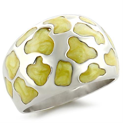 34206 - High-Polished 925 Sterling Silver Ring with Epoxy  in Peridot-0