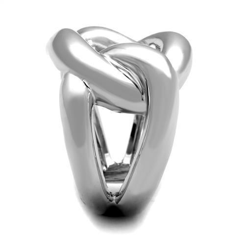 3W1074 - Rhodium Brass Ring with No Stone-3