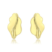 3W1733G - Flash Gold Brass Earring with NoStone in No Stone-0