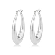 3W1749 - Imitation Rhodium Brass Earring with NoStone in No Stone-0