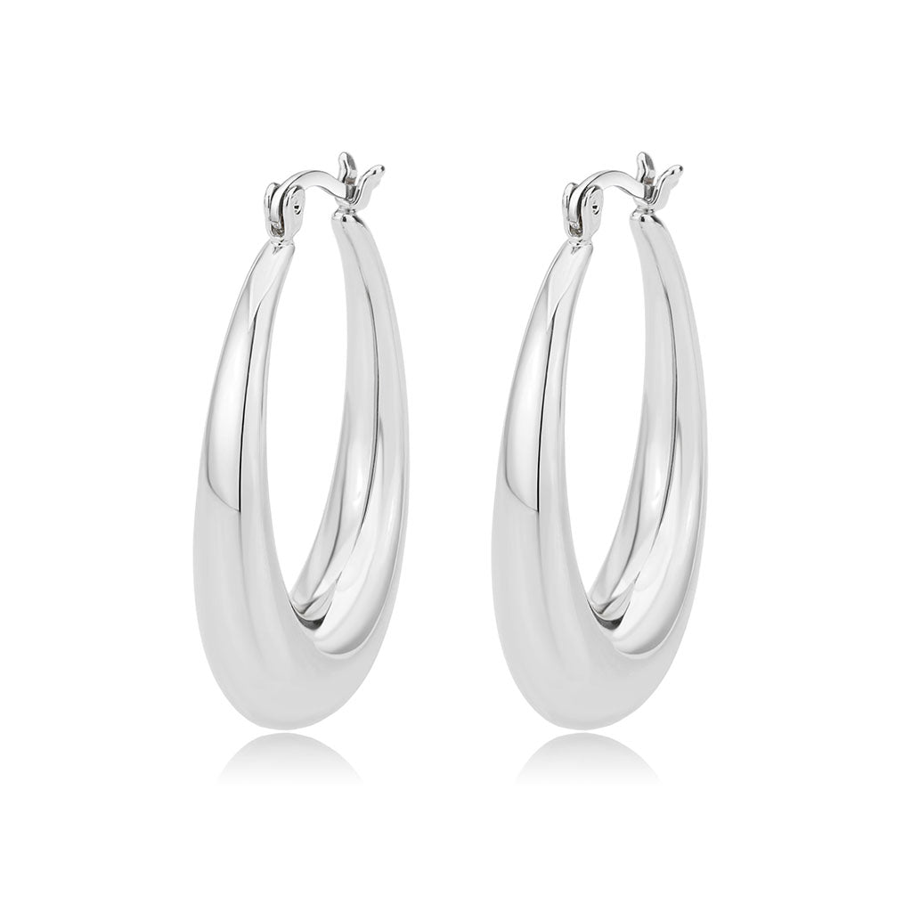3W1749 - Imitation Rhodium Brass Earring with NoStone in No Stone-0