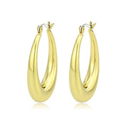 3W1749G - Flash Gold Brass Earring with NoStone in No Stone-0