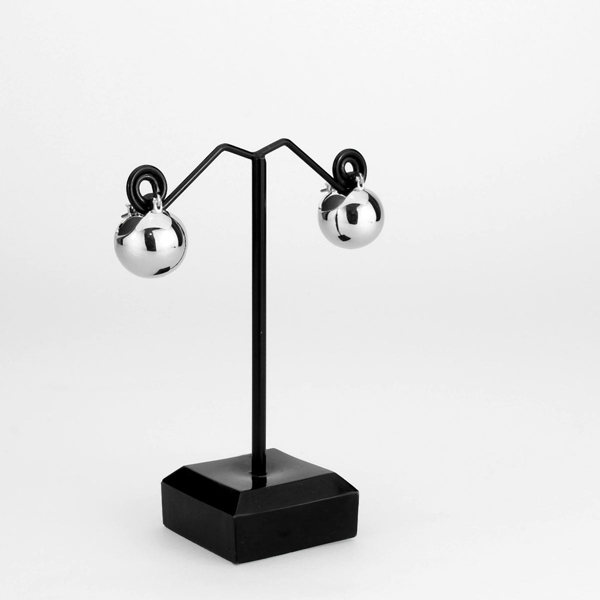 3W1753 - Imitation Rhodium Brass Earring with NoStone in No Stone-2