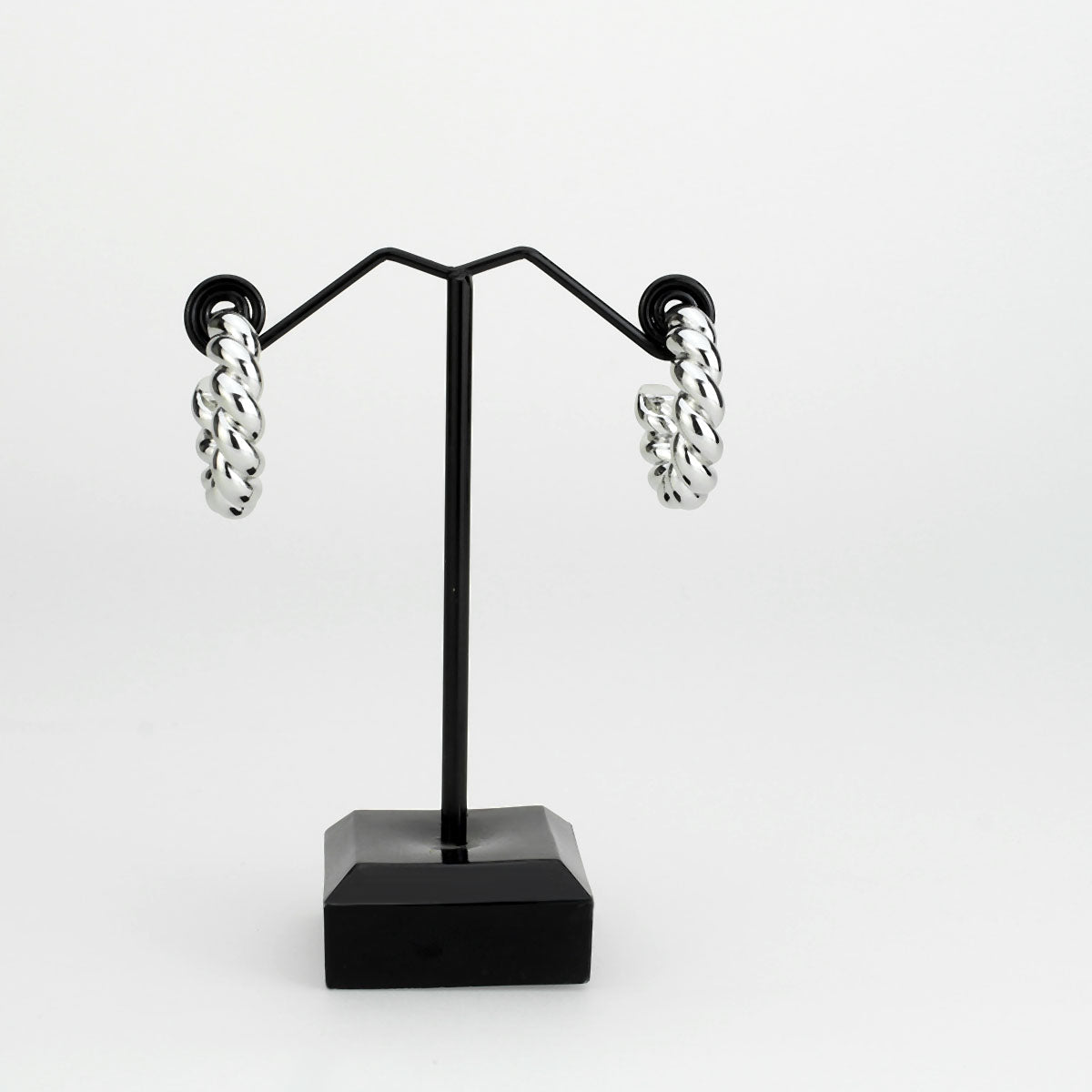 3W1761 - Imitation Rhodium Brass Earring with NoStone in No Stone-2