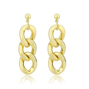 3W1762G - Flash Gold Brass Earring with NoStone in No Stone-0