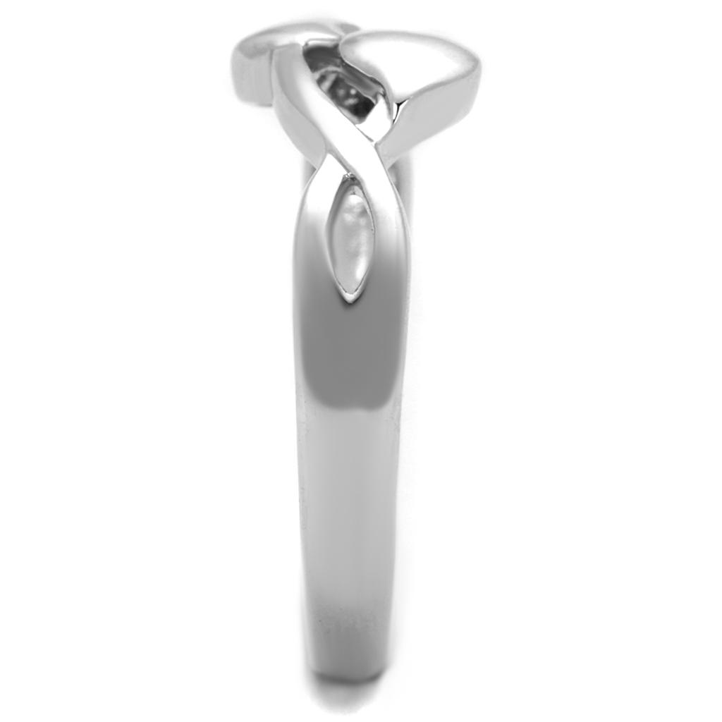 3W859 - Rhodium Brass Ring with No Stone-3