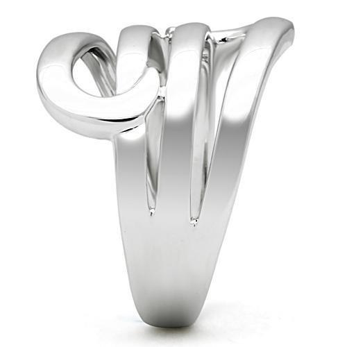 3W164 - Rhodium Brass Ring with No Stone-3