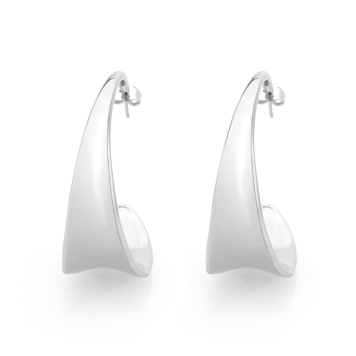 3W1755 - Flash Gold Brass Earring with NoStone in No Stone-0