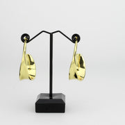 3W1755G - Flash Gold Brass Earring with NoStone in No Stone-0