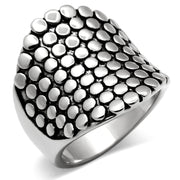 3W194 - Rhodium Brass Ring with No Stone-0