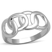 3W783 - Rhodium Brass Ring with No Stone-0
