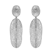 4W025 - Earring, Brass, Imitation Rhodium, , No Stone-0