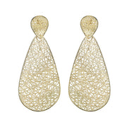4W044 - Earring, Brass, Imitation Gold , No Stone-0