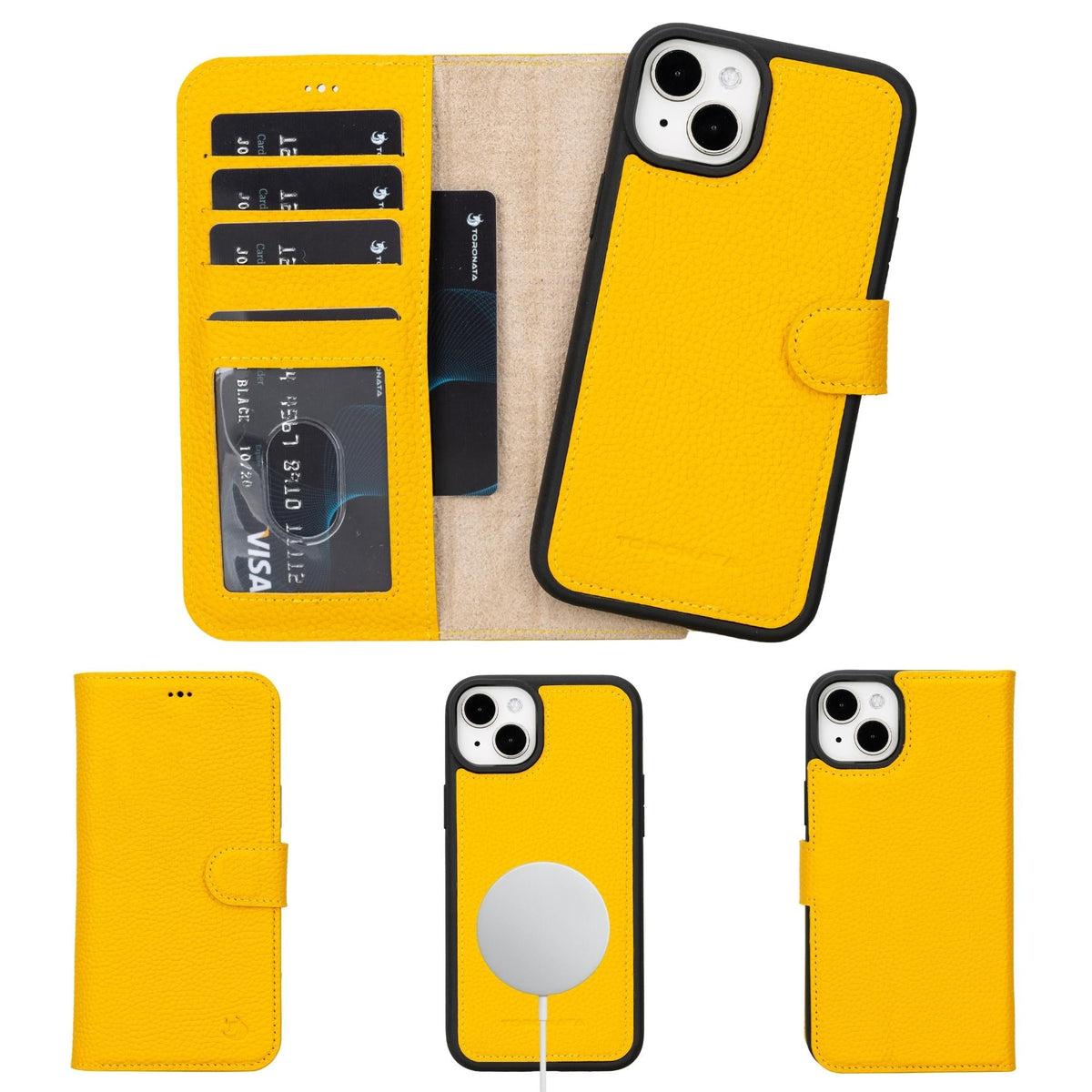 Casper iPhone 14 Series Detachable Leather Wallet Case-15