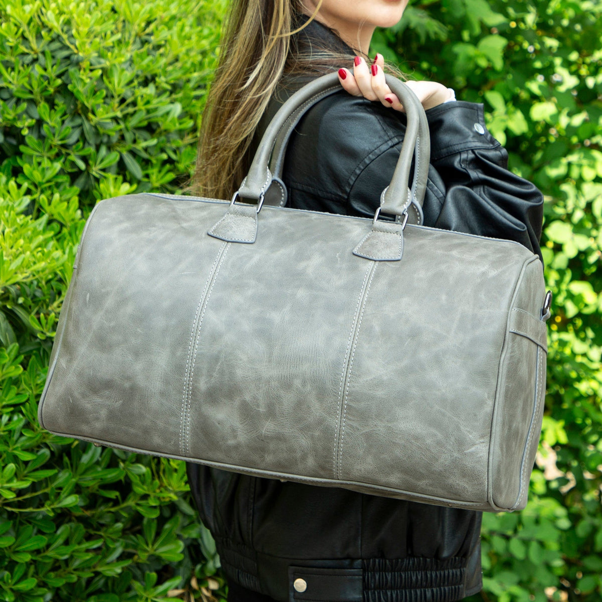 Atmore Leather Duffle Bag-6