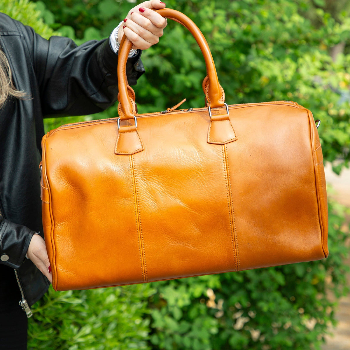 Atmore Leather Duffle Bag-2
