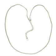 8X113 - Silver Brass Chain with No Stone-0