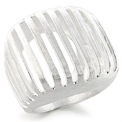 9W176 - Silver Brass Ring with No Stone-0