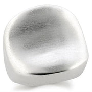 9W178 - Rhodium Brass Ring with No Stone-0