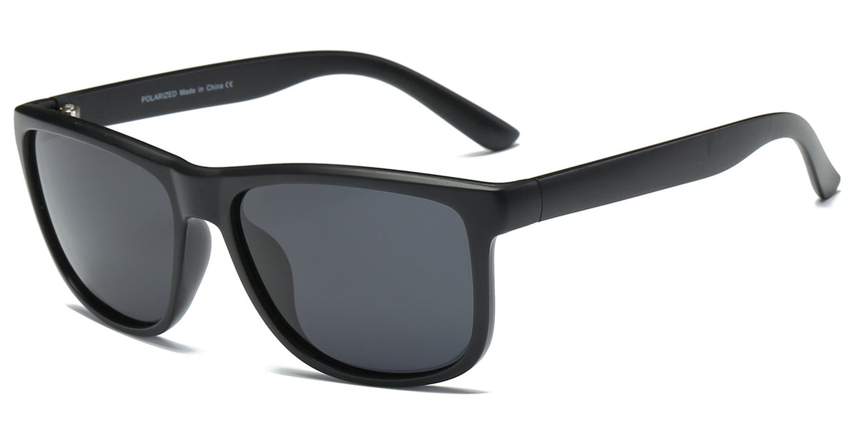 Kyler - Square Retro Flat Top Polarized Sunglasses-0