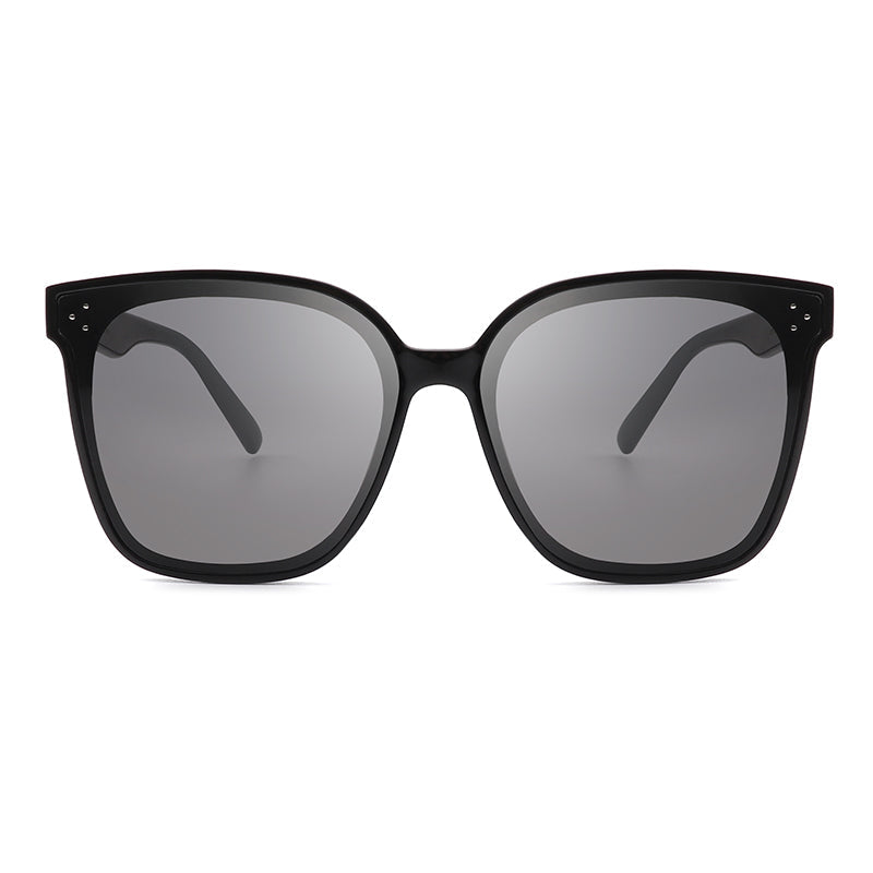GM2005 - Classic Oversize Square Flat Top Fashion Polarized Sunglasses-1