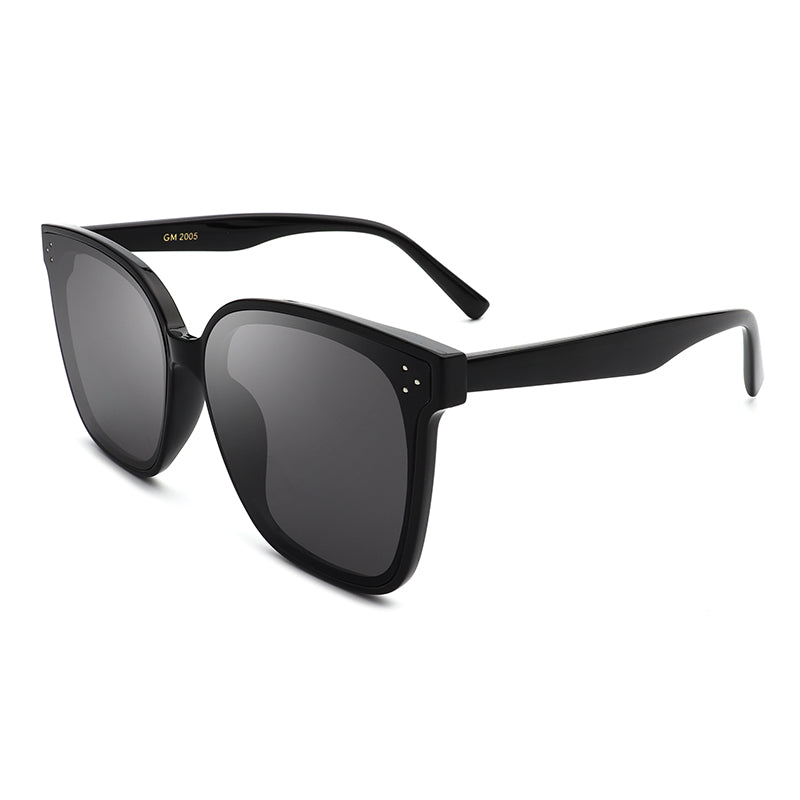 GM2005 - Classic Oversize Square Flat Top Fashion Polarized Sunglasses-0