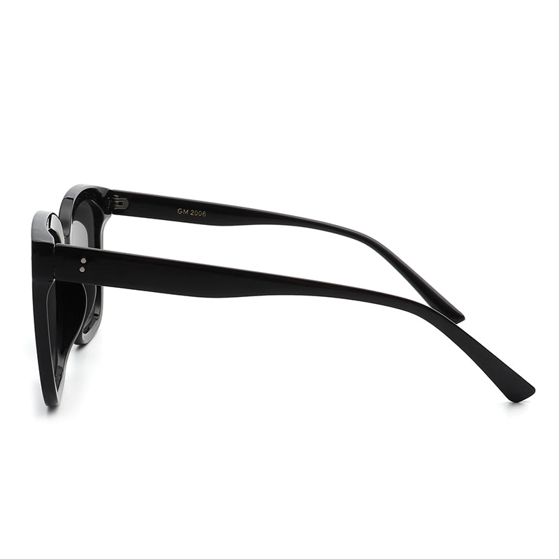 GM2006 - Retro Square Flat Top Fashion Cat Eye Polarized Sunglasses-1