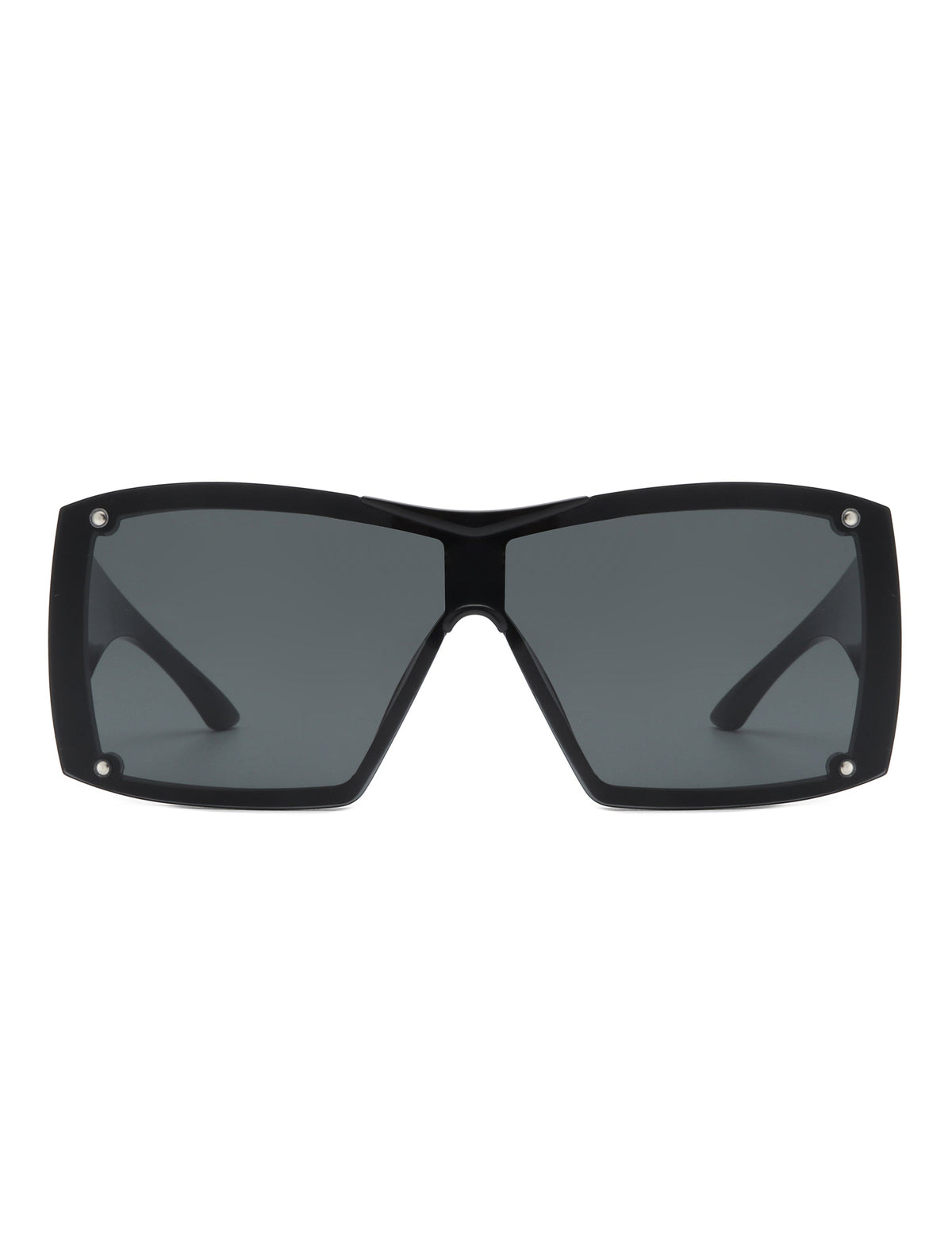Fizz - Oversized Thick Frame Wrap-Around Women's Square Sunglasses-1