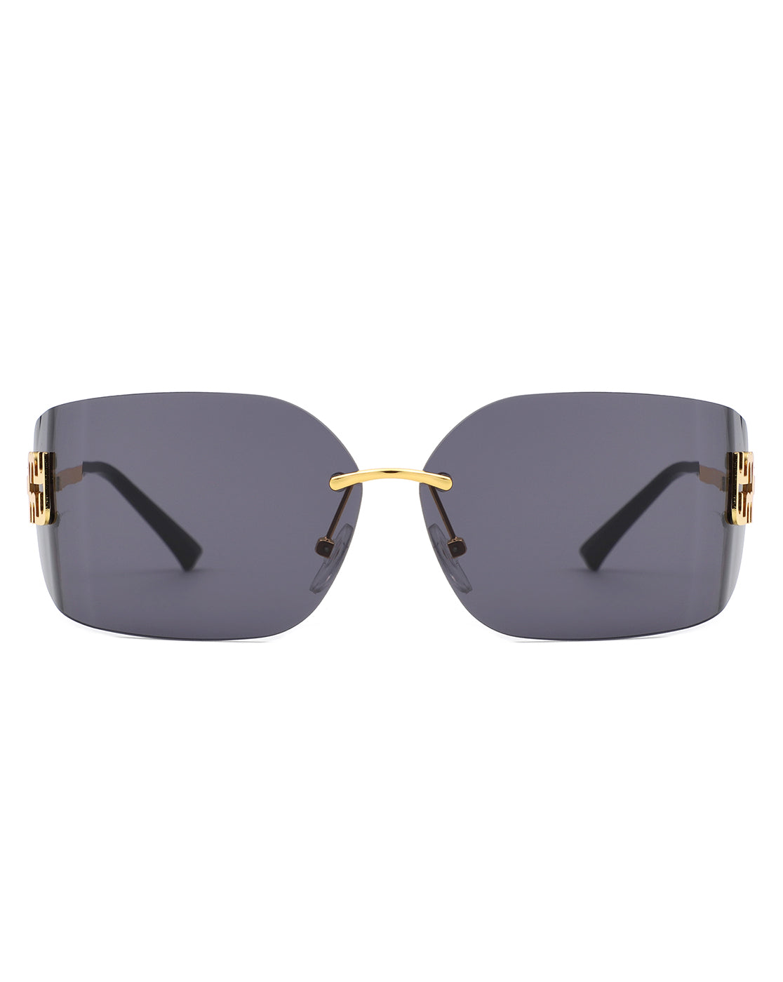 Bobresh - Rectangle Chic Wrap Square Frame Sunglasses-1