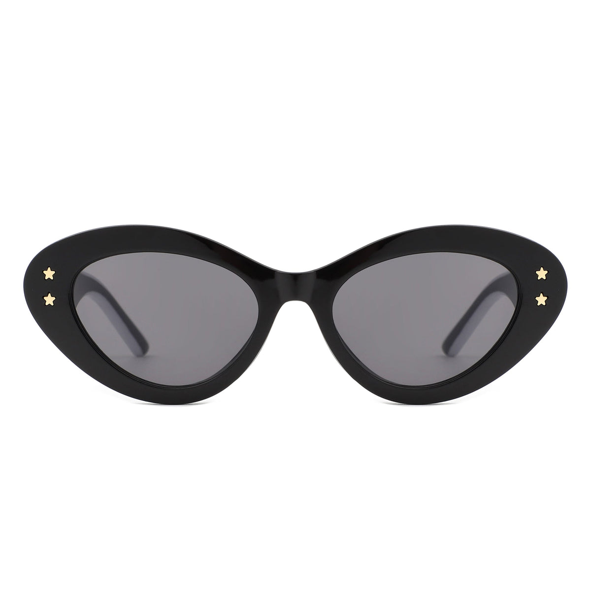 Elandor - Cat Eye Oval Star Designed Sunglasses-1