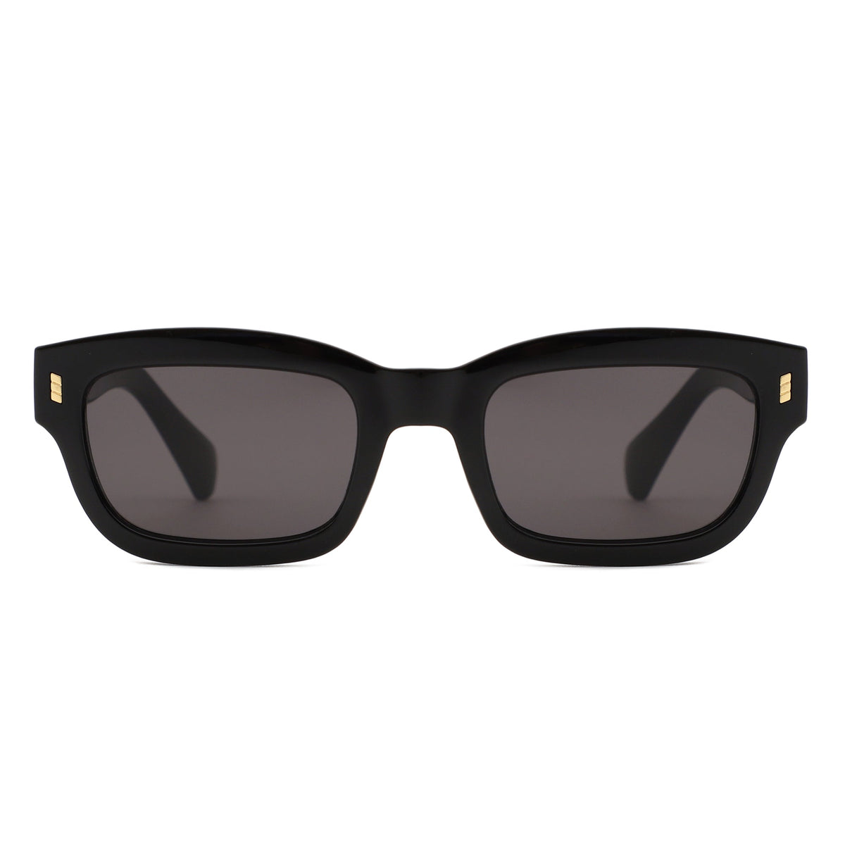 Whim -Retro Fashion Narrow Rectangular Square Sunglasses-1