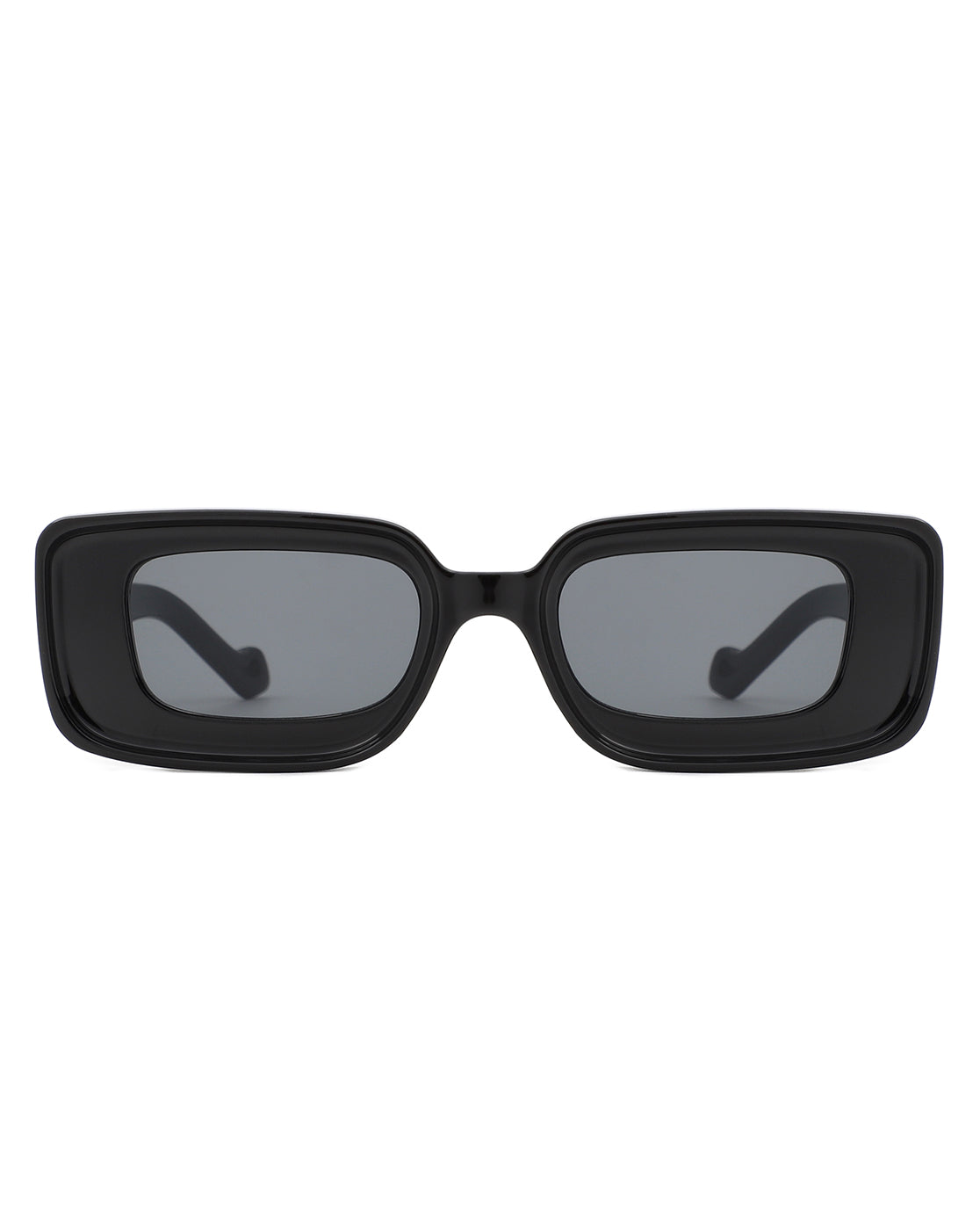 Kastieland - Chunky Narrow Rectangle Fashion Sunglasses for Women-1