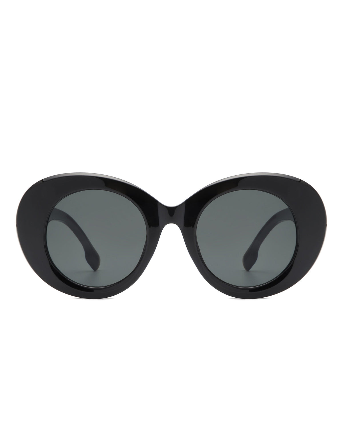 Optic - Round Oval Oversized Women's Fashion Sunglasses-1