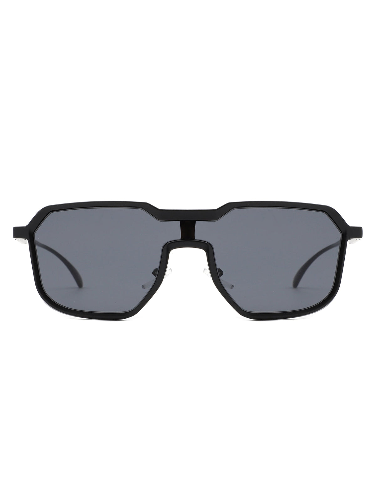 Fusion - Retro Oversized Square Geometric Fashion Sunglasses-1