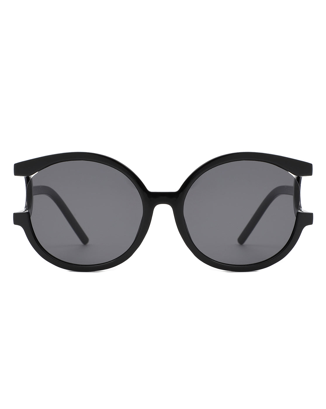 Iloria - Oversized Fashion Irregular Round Sunglasses-1
