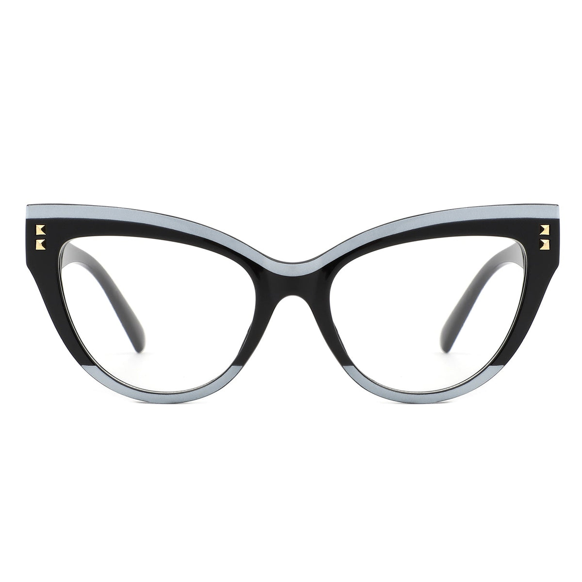 Aerilyn - Women's Double Tone Frame Anti Blue Light Sunglasses-1