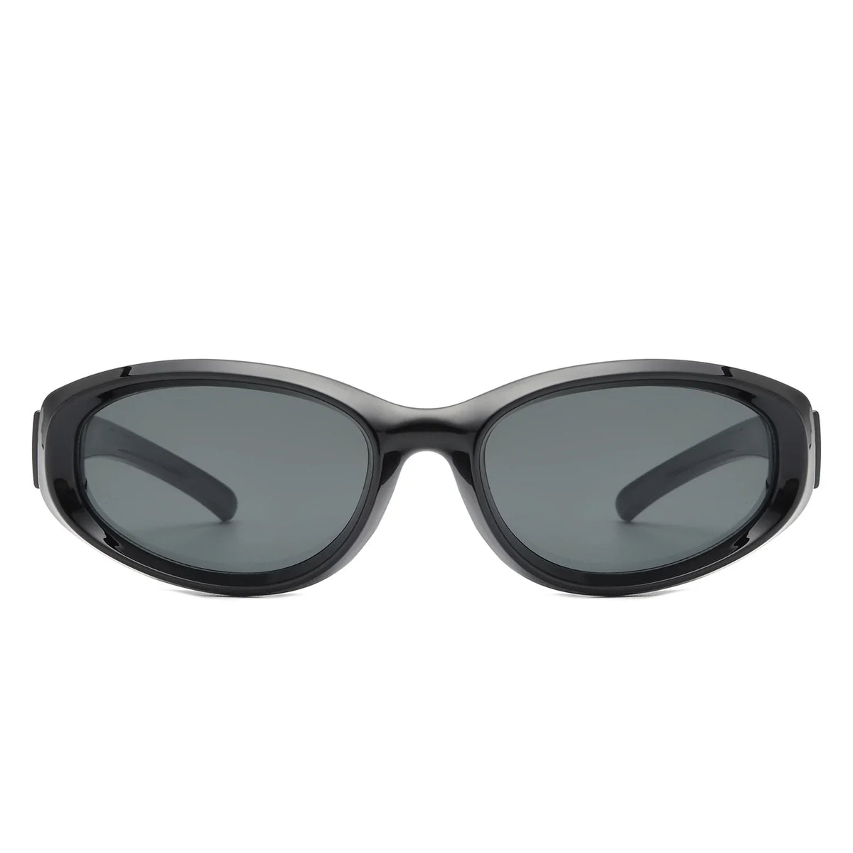 Nudge - Rectangle Retro Chic Oval Fashion Sunglasses-1