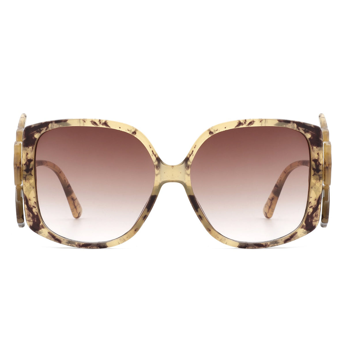 Vortexia - Oversize Irregular Frame Large Fashion Square Sunglasses-1