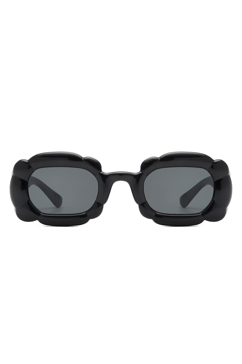 Uplift - Geometric Irregular Thick Frame Square Fashion Sunglasses-1