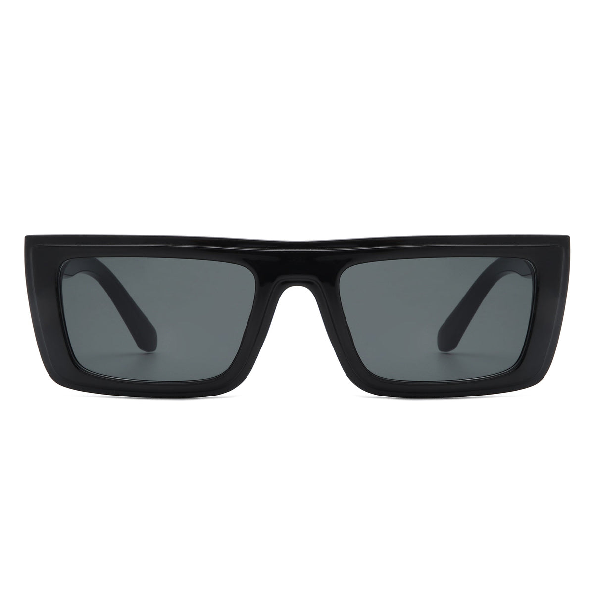 Tybalt - Retro Rectangle Square Flat Top Sunglasses-1