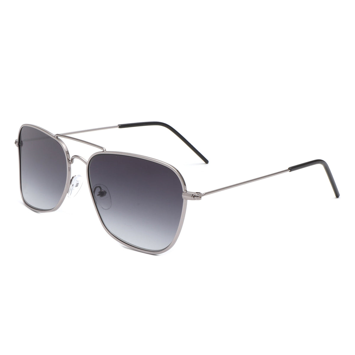 Whirl - Geometric Square Brow-Bar Fashion Sunglasses-2