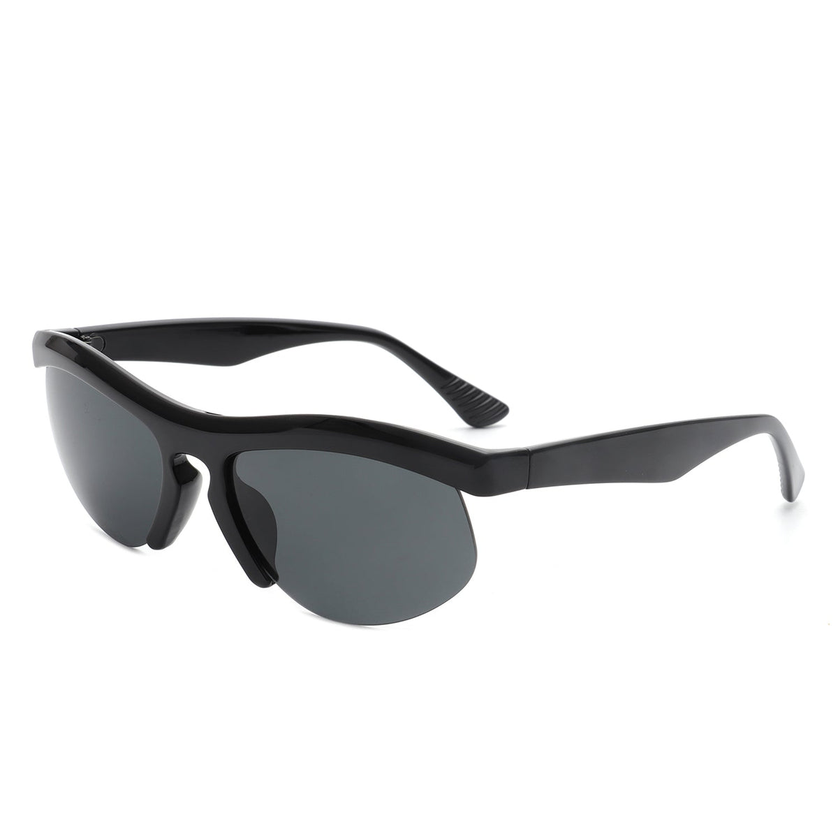 Fliygua - Rectangle Half Frame Sport Square Sunglasses-5