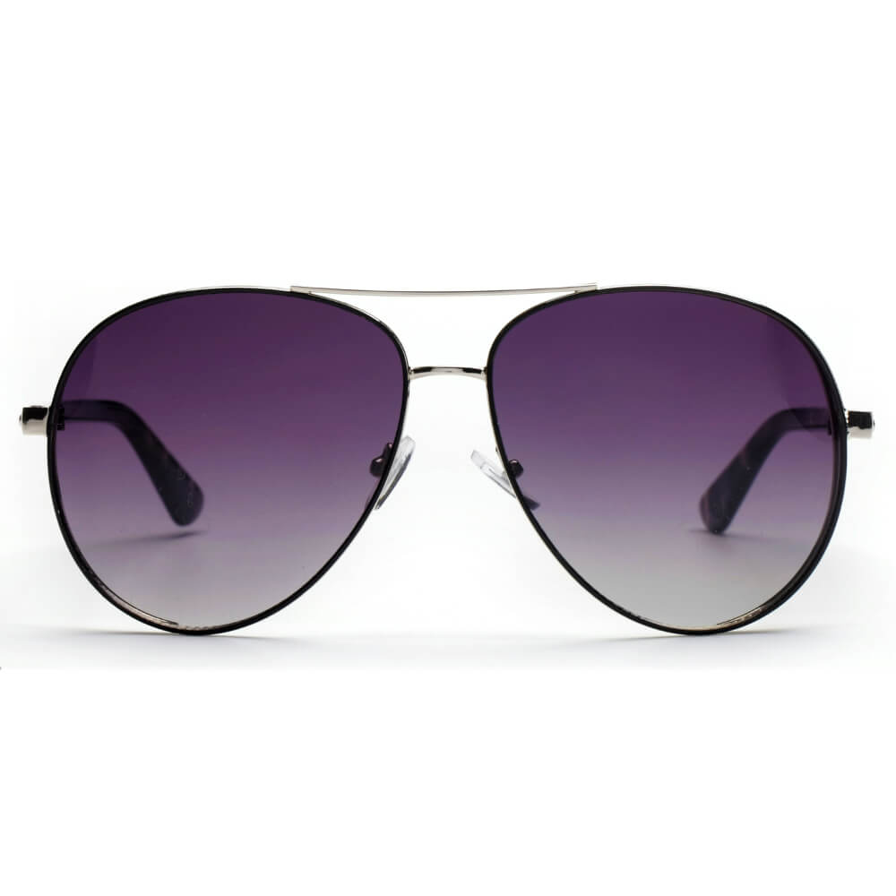 Kearny - Classic Flat Top Brow Bar Aviator Fashion Sunglasses-1