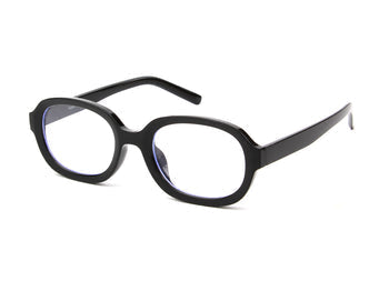 Utozion - Round Oval Blue Light Blocker Glasses-0